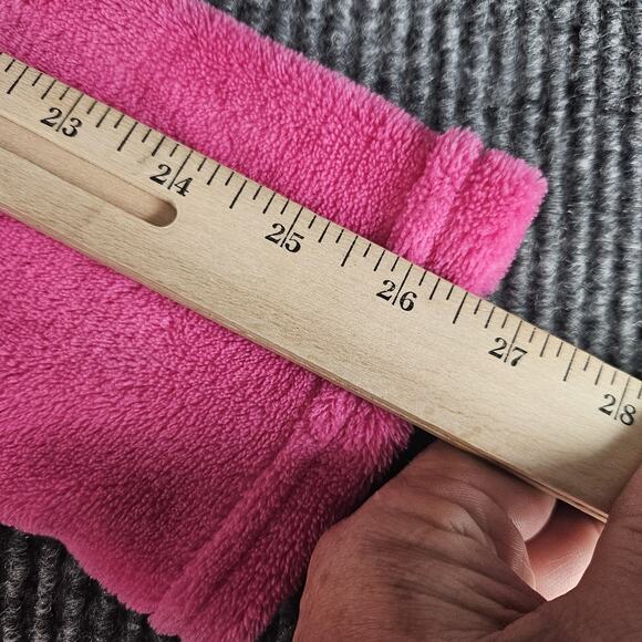 Disney Minnie Mouse Shirt Girls LARGE Pink Fleece Sleepwear Long Sleeve Graphic - Picture 8 of 13